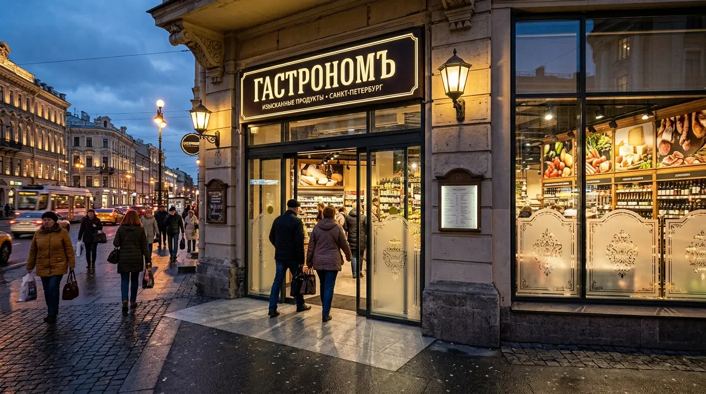 Автоматические стеклянные двери — вариант исполнения