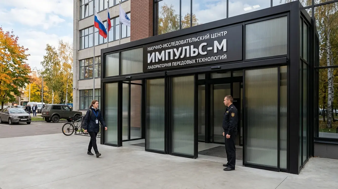 Производство автоматических дверей — при естественном освещении