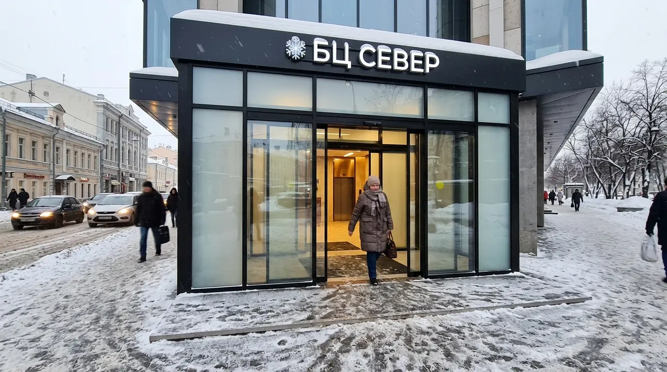 Производство автоматических дверей — в собранном состоянии