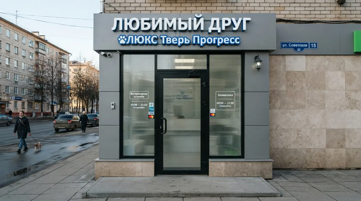 Стеклянная входная группа для магазина — вид сбоку