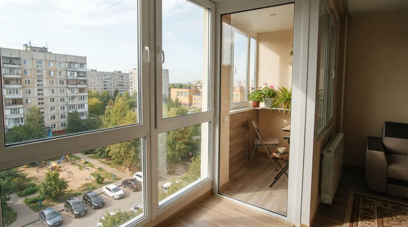 Балконные перегородки — пример реализации проекта