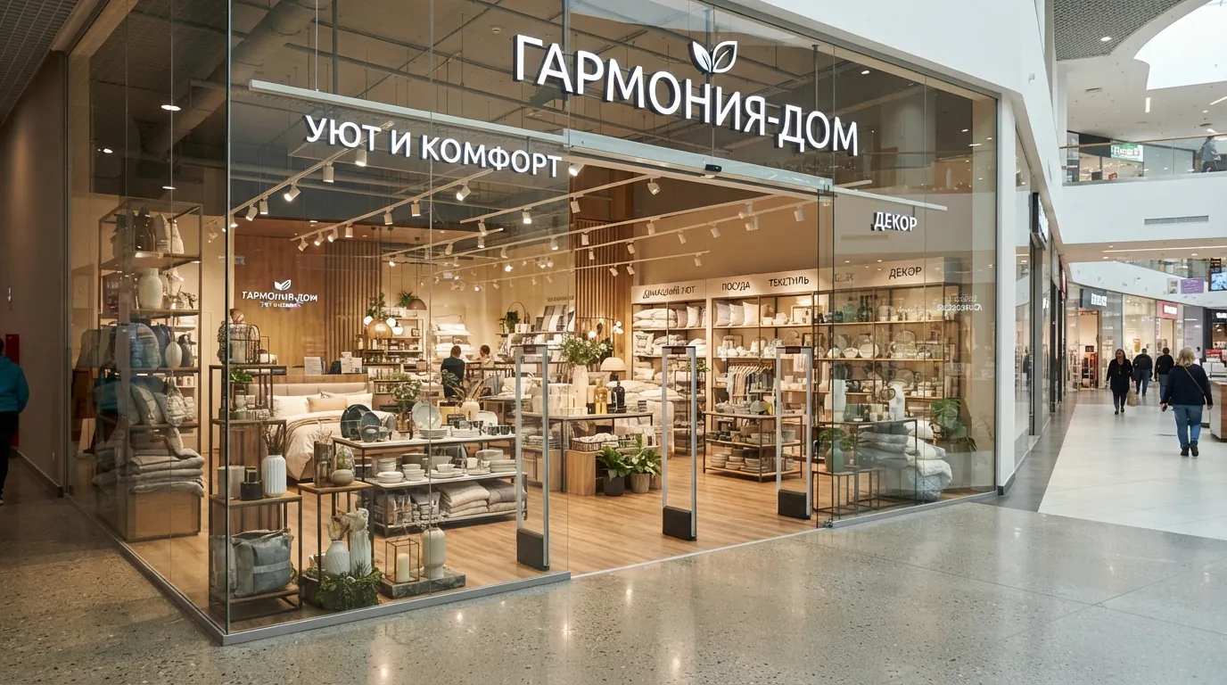 Перегородки в магазине — пример в интерьере